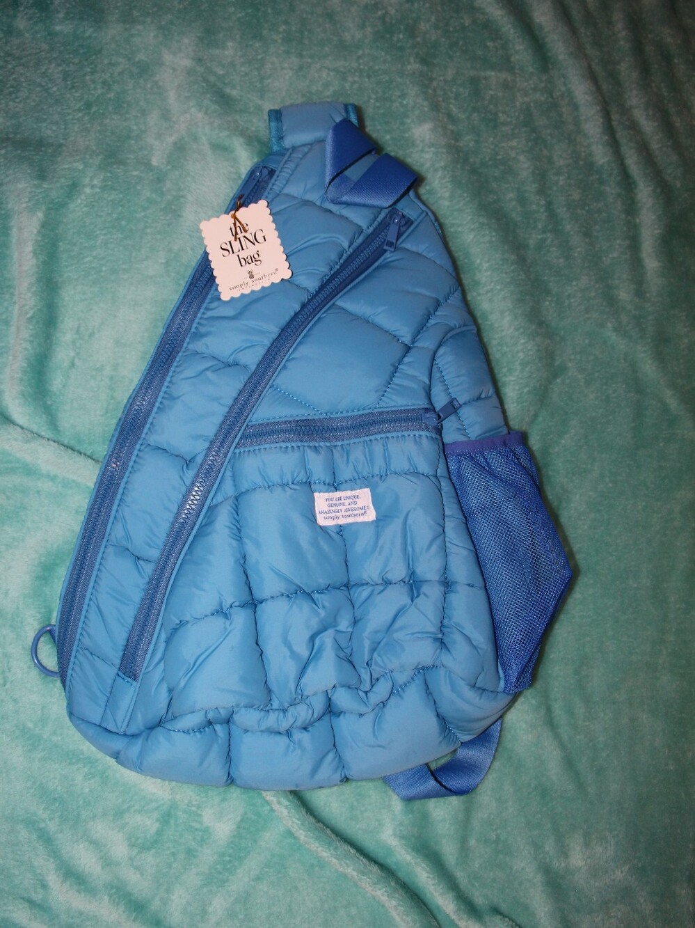 Women's Blue Simply Southern Bag